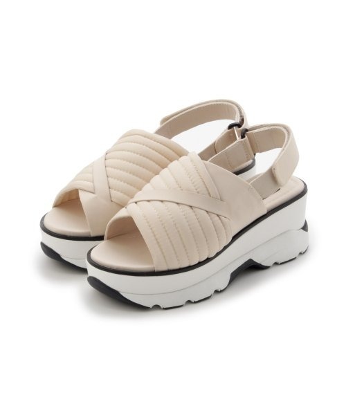 emmi（エミ）の「【emmi atelier】ONLINE限定emmi×SNIDELスニーカーソールサンダル（サンダル・レディース・アイボリー/ブラック/ベージュ・36/37/38）」の8枚目の写真