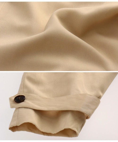 ANAP（アナップ）の「バイカラートレンチコート（トレンチコート・レディース・ベージュ/カーキ・FREE）」の21枚目の写真