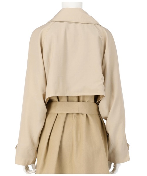 ANAP（アナップ）の「バイカラートレンチコート（トレンチコート・レディース・ベージュ/カーキ・FREE）」の20枚目の写真