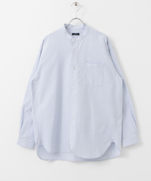 ITEMS URBANRESEARCH（アイテムズ アーバンリサーチ）の「オックスバンドカラーシャツ（シャツ/ブラウス・メンズ・ライトブルー/グレー/オフホワイト・MEDIUM/LARGE）」の7枚目の写真