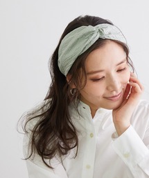 エンボスパターンヘアターバン