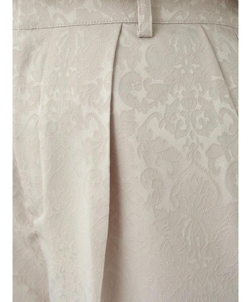 earth music&ecology（アースミュージックアンドエコロジー）の「サテンジャガードパンツ ＊（その他パンツ・レディース・ベージュ/ブラウン/アイボリー・FREE）」の16枚目の写真