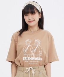 【TARGETTO 】[FRIZMWORKS X TGT]カップルグラフィック ティーシャツ / [FRIZMWORKS X TGT]COUPLE GRAPHIC TEE SHIRT