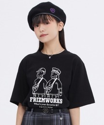 【TARGETTO 】[FRIZMWORKS X TGT]カップルグラフィック ティーシャツ / [FRIZMWORKS X TGT]COUPLE GRAPHIC TEE SHIRT