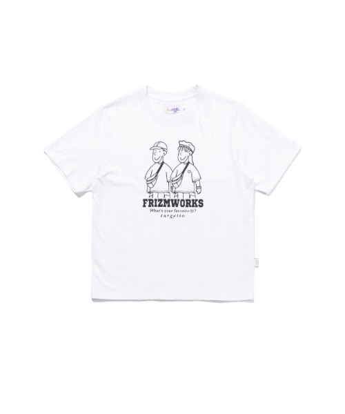 TARGETTO（ターゲット）の「【TARGETTO 】[FRIZMWORKS X TGT]カップルグラフィック ティーシャツ / [FRIZMWORKS X TGT]COUPLE GRAPHIC TEE SHIRT（Tシャツ/カットソー・レディース・ホワイト/ブラック/ベージュ・1/2）」の18枚目の写真