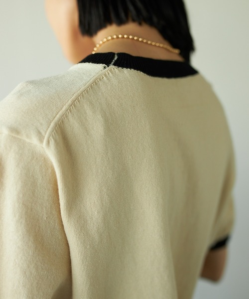 VACANCY(ヴァカンシー)の「配色リネンリンガーニット(ニット/セーター・レディース・ホワイト/ブラック/グリーン/ブラウン/ブルー/その他・FREE)」の21枚目の写真