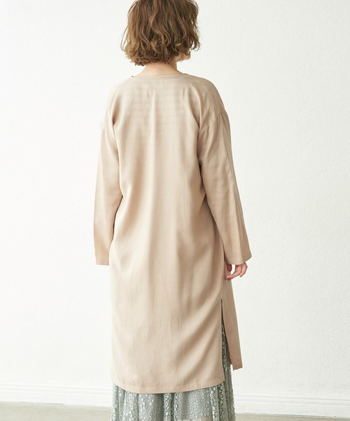 【花粉ガード】テンセル麻ガウンコート