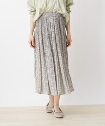 SHOO・LA・RUE | ヒョウ柄プリーツスカート(スカート)