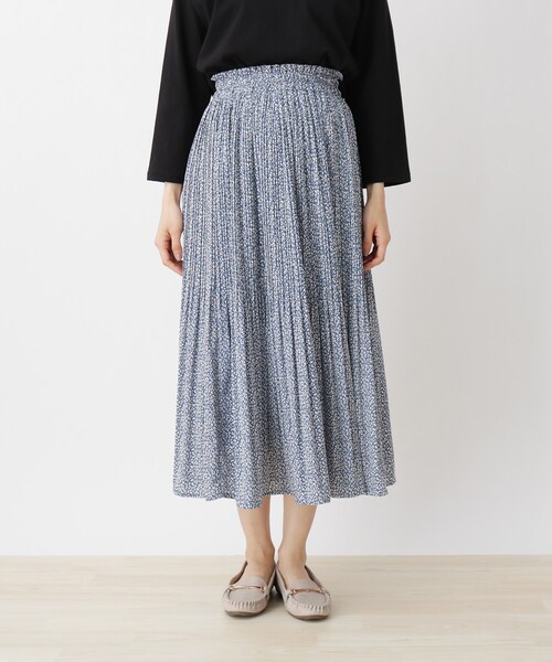 SHOO・LA・RUE（シューラルー）の「◆ヒョウ柄プリーツスカート（スカート・レディース・ホワイト系その他/ブラック系/ブルー系・00）」の6枚目の写真