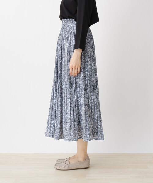 SHOO・LA・RUE（シューラルー）の「◆ヒョウ柄プリーツスカート（スカート・レディース・ホワイト系その他/ブラック系/ブルー系・00）」の5枚目の写真