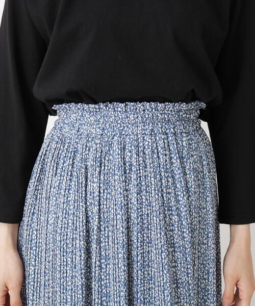 SHOO・LA・RUE（シューラルー）の「◆ヒョウ柄プリーツスカート（スカート・レディース・ホワイト系その他/ブラック系/ブルー系・00）」の7枚目の写真