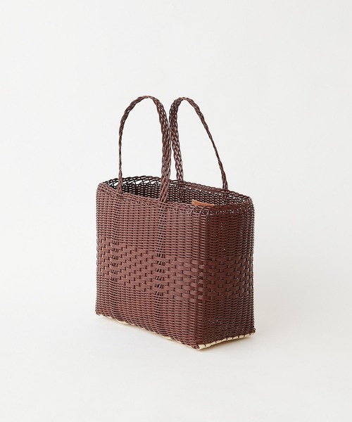 PALOROSA（パロローサ）の「【PALOROSA】バスケットバッグ/LACE（Small)（かごバッグ・レディース・ネイビー/ブラウン/サンドベージュ・FREE）」の7枚目の写真