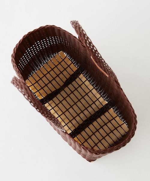 PALOROSA（パロローサ）の「【PALOROSA】バスケットバッグ/LACE（Small)（かごバッグ・レディース・ネイビー/ブラウン/サンドベージュ・FREE）」の18枚目の写真