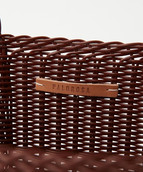 PALOROSA（パロローサ）の「【PALOROSA】バスケットバッグ/LACE（Small)（かごバッグ・レディース・ネイビー/ブラウン/サンドベージュ・FREE）」の21枚目の写真