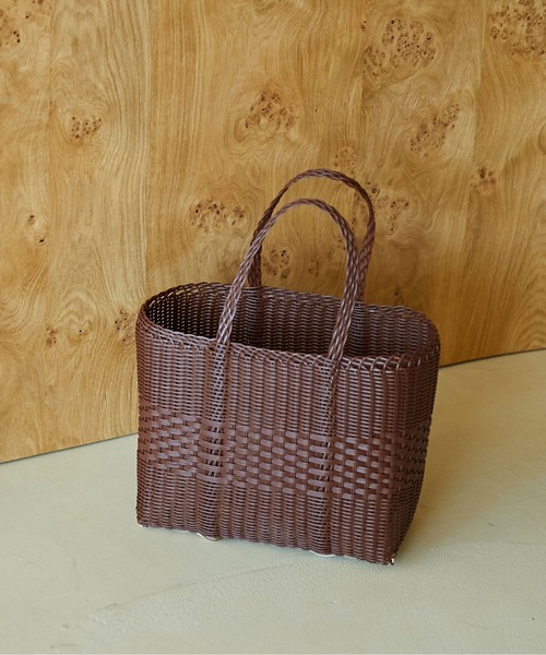 PALOROSA（パロローサ）の「【PALOROSA】バスケットバッグ/LACE（Small)（かごバッグ・レディース・ネイビー/ブラウン/サンドベージュ・FREE）」の16枚目の写真