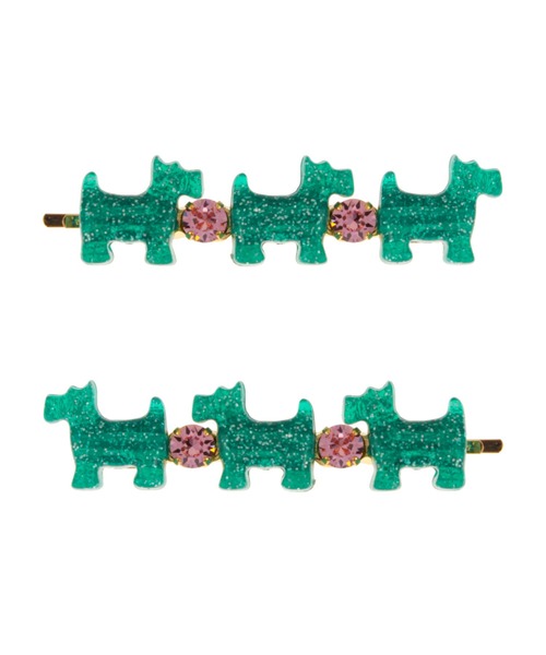 PAMEO POSE（パメオポーズ）の「Beads Dog Toy Hairpin（ピアス（両耳用）・レディース・グリーン/クリア・FREE）」の3枚目の写真