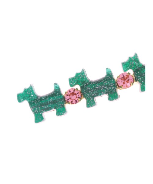 PAMEO POSE（パメオポーズ）の「Beads Dog Toy Hairpin（ピアス（両耳用）・レディース・グリーン/クリア・FREE）」の6枚目の写真