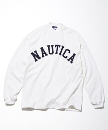 NAUTICA | NAUTICA/ノーティカ “TOO HEAVY” Arch Logo L/S Tee/トゥーヘヴィー アーチロゴロングスリーブTシャツ(Tシャツ/カットソー)