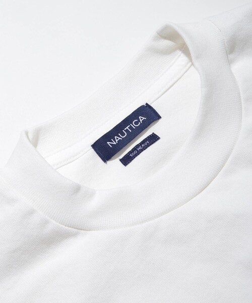 nautica ヘビーオンス 首リブロゴ カットソー ノーティカ ロンT NAUTICA（ノーティカ）の「NAUTICA⁄ノーティカ \u201cTOO HEAVY\u201d Arch Logo
