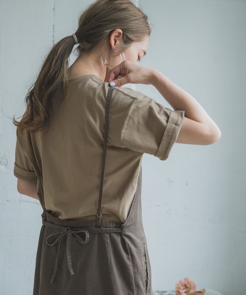 ITEMS URBANRESEARCH(アイテムズ アーバンリサーチ)の「ルーズ半袖Tシャツ(Tシャツ/カットソー・レディース・オフホワイト/イエロー/スミクロ/モカ・FREE)」の19枚目の写真