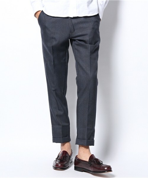 WHO'S WHO gallery（フーズフーギャラリー）の「【GIGGER】ウールチェックパンツ（その他パンツ・メンズ・ネイビー/チャコールグレー・MEDIUM/LARGE）」の13枚目の写真