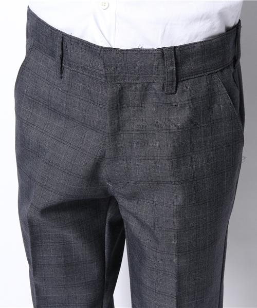 WHO'S WHO gallery（フーズフーギャラリー）の「【GIGGER】ウールチェックパンツ（その他パンツ・メンズ・ネイビー/チャコールグレー・MEDIUM/LARGE）」の6枚目の写真