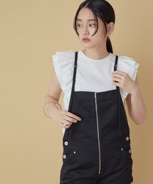 ADAM ET ROPE' | ダブルフリルスリーブTEE(Tシャツ/カットソー)