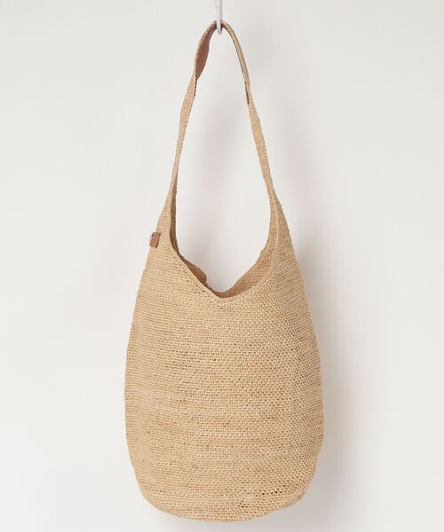 Helen Kaminski（ヘレンカミンスキー）の「HELEN KAMINSKI(ヘレンカミンスキー)Iconic Raffia Crochet Bags（トートバッグ・レディース・ベージュ・F）」の2枚目の写真