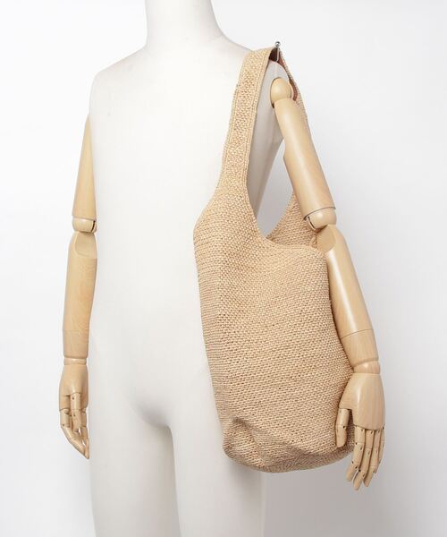 Helen Kaminski（ヘレンカミンスキー）の「HELEN KAMINSKI(ヘレンカミンスキー)Iconic Raffia Crochet Bags（トートバッグ・レディース・ベージュ・F）」の3枚目の写真