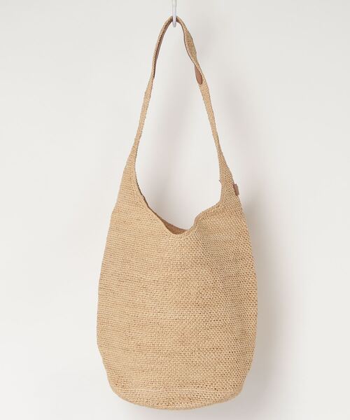 Helen Kaminski（ヘレンカミンスキー）の「HELEN KAMINSKI(ヘレンカミンスキー)Iconic Raffia Crochet Bags（トートバッグ・レディース・ベージュ・F）」の12枚目の写真