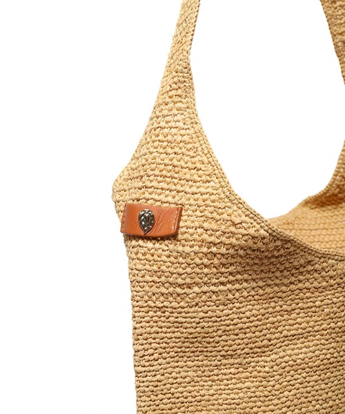 Helen Kaminski（ヘレンカミンスキー）の「HELEN KAMINSKI(ヘレンカミンスキー)Iconic Raffia Crochet Bags（トートバッグ・レディース・ベージュ・F）」の10枚目の写真