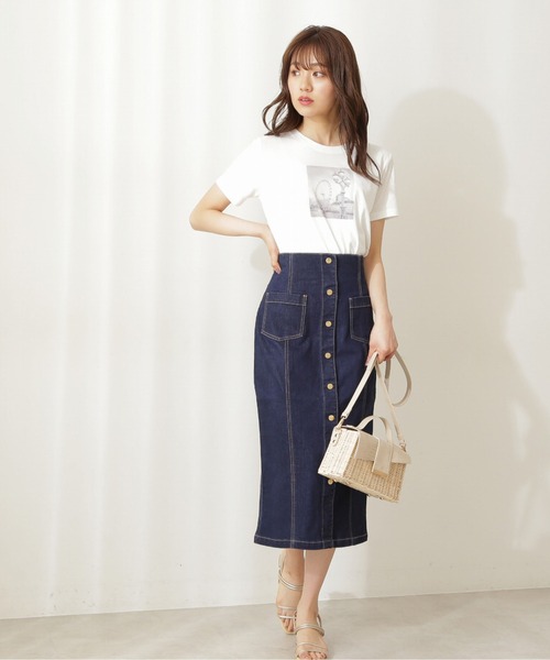 PROPORTION BODY DRESSING(プロポーションボディドレッシング)の「<E>フォトプリントTシャツ / 1211167401(Tシャツ/カットソー・レディース・ホワイト系その他/グレー・FREE)」の13枚目の写真