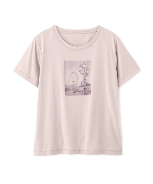 PROPORTION BODY DRESSING(プロポーションボディドレッシング)の「<E>フォトプリントTシャツ / 1211167401(Tシャツ/カットソー・レディース・ホワイト系その他/グレー・FREE)」の7枚目の写真