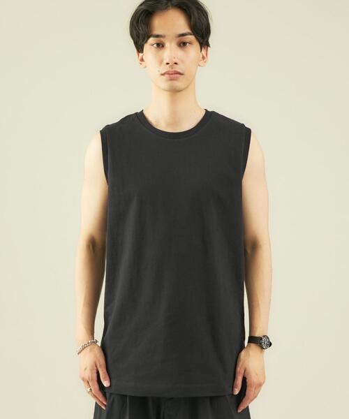 green label relaxing（グリーンレーベルリラクシング）の「＜ 機能 / 吸水速乾 ＞ Livelihood Dry ノースリーブ Tシャツ（タンクトップ・メンズ・ブラック/ライトグレー/ホワイト・SMALL/MEDIUM/X-LARGE/XX-LARGE/LARGE）」の11枚目の写真