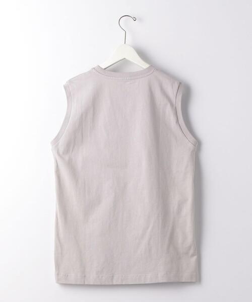 green label relaxing（グリーンレーベルリラクシング）の「＜ 機能 / 吸水速乾 ＞ Livelihood Dry ノースリーブ Tシャツ（タンクトップ・メンズ・ブラック/ライトグレー/ホワイト・SMALL/MEDIUM/X-LARGE/XX-LARGE/LARGE）」の6枚目の写真