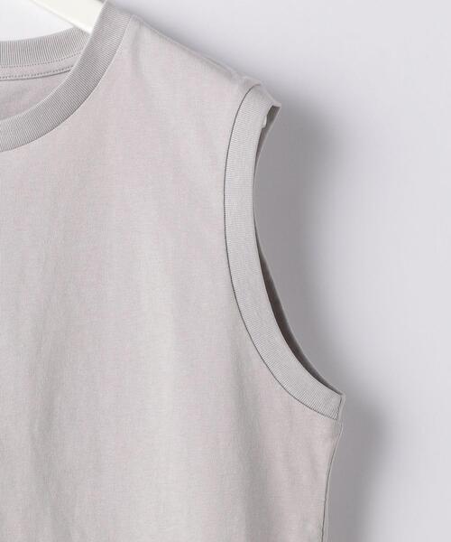 green label relaxing（グリーンレーベルリラクシング）の「＜ 機能 / 吸水速乾 ＞ Livelihood Dry ノースリーブ Tシャツ（タンクトップ・メンズ・ブラック/ライトグレー/ホワイト・SMALL/MEDIUM/X-LARGE/XX-LARGE/LARGE）」の8枚目の写真