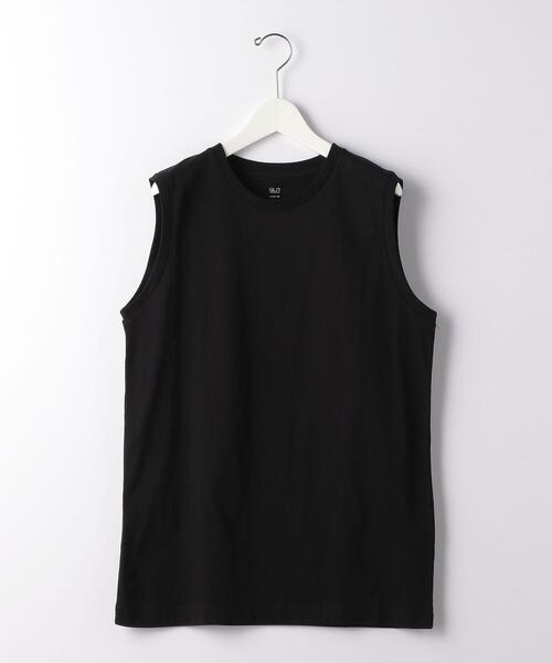 green label relaxing（グリーンレーベルリラクシング）の「＜ 機能 / 吸水速乾 ＞ Livelihood Dry ノースリーブ Tシャツ（タンクトップ・メンズ・ブラック/ライトグレー/ホワイト・SMALL/MEDIUM/X-LARGE/XX-LARGE/LARGE）」の16枚目の写真