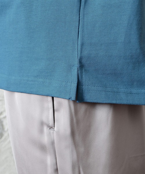 MinoriTY（マイノリティ）の「【MinoriTY】ヘビーウェイトUSAコットンビッグシルエットTシャツ ポケットTシャツ 無地 メンズ 秋服 夏服（Tシャツ/カットソー・メンズ・ホワイト/ブラック/ベージュ/ライトグリーン/ダークブルー/スモークピンク・M/L）」の22枚目の写真