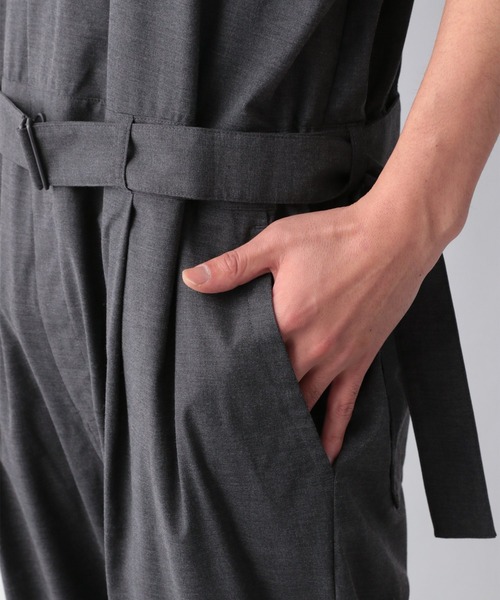 GLOBAL WORK（グローバルワーク）の「URBAN JUMP SUIT (アーバンシャンプスーツ)/935575（つなぎ/オールインワン・メンズ・チャコールグレー・FREE）」の12枚目の写真
