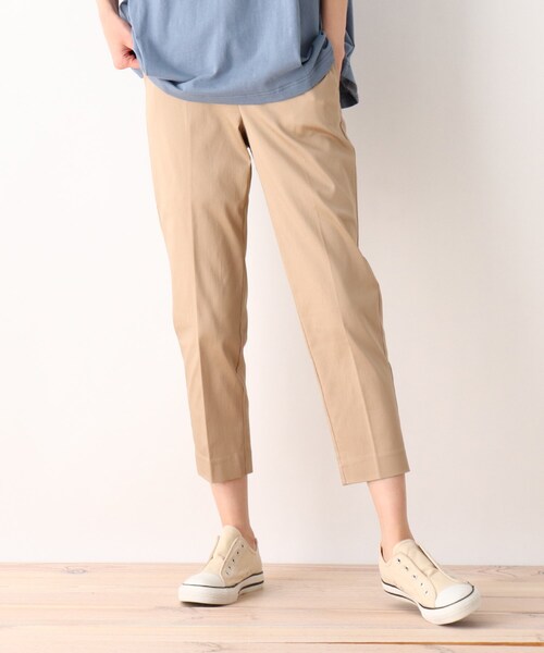 SHOO・LA・RUE（シューラルー）の「◆【SS-4L/3Dスキャン】サテンスティックパンツ（その他パンツ・レディース・ホワイト系/ブラック/ライトグリーン/ベージュ/ピンク系・01/02/03/04/05/06/10）」の3枚目の写真