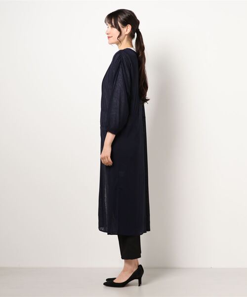 Rewde（ルゥデ）の「【UVカット】着流しロングカーディガン（1R15-05178）（カーディガン/ボレロ・レディース・ベージュ/ネイビー/カーキ/ブラック/ホワイト・M）」の12枚目の写真