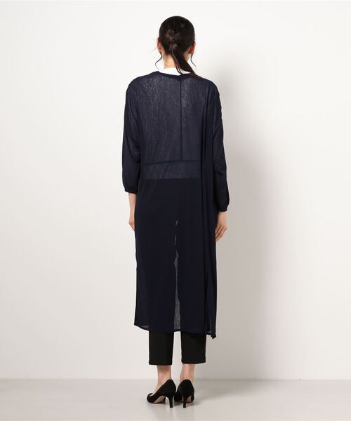 Rewde（ルゥデ）の「【UVカット】着流しロングカーディガン（1R15-05178）（カーディガン/ボレロ・レディース・ベージュ/ネイビー/カーキ/ブラック/ホワイト・M）」の9枚目の写真