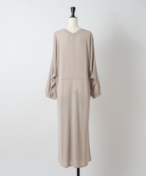 Rewde（ルゥデ）の「【UVカット】着流しロングカーディガン（1R15-05178）（カーディガン/ボレロ・レディース・ベージュ/ネイビー/カーキ/ブラック/ホワイト・M）」の8枚目の写真