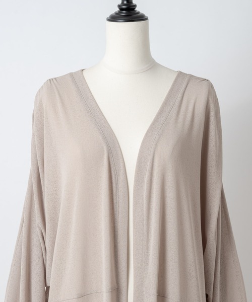 Rewde（ルゥデ）の「【UVカット】着流しロングカーディガン（1R15-05178）（カーディガン/ボレロ・レディース・ベージュ/ネイビー/カーキ/ブラック/ホワイト・M）」の6枚目の写真