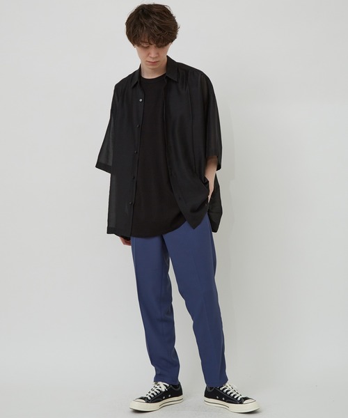 JUNRED(ジュンレッド)の「ルーズノースリーブカットソー(タンクトップ・メンズ・ホワイト/ブラック・S/M/L)」の18枚目の写真