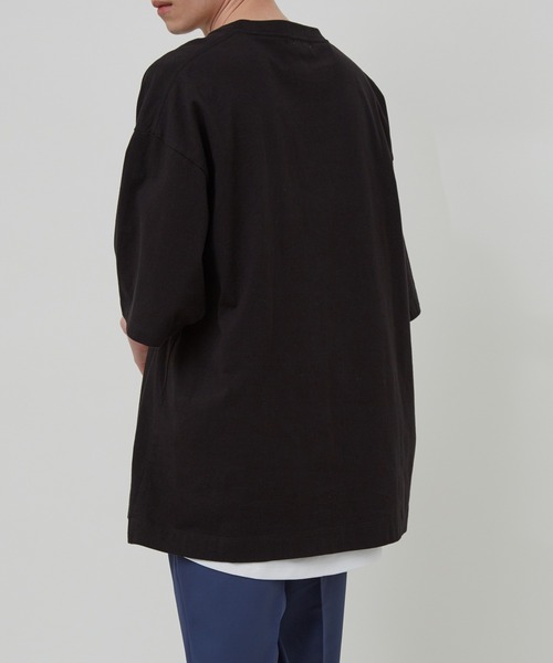 JUNRED(ジュンレッド)の「ルーズノースリーブカットソー(タンクトップ・メンズ・ホワイト/ブラック・S/M/L)」の14枚目の写真