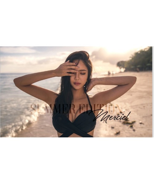 Ritzy(リッツィー)の「大人シルエット Cool 大人きれいめ/フロントクロスデザインビキニショーツ2点セット水着◆(水着・レディース・ブラック/グレー/レッド/ブラック系その他/グレー系その他/ブラック系その他2/カーキ/オレンジ/グリーン/ホワイト・M/L)」の14枚目の写真