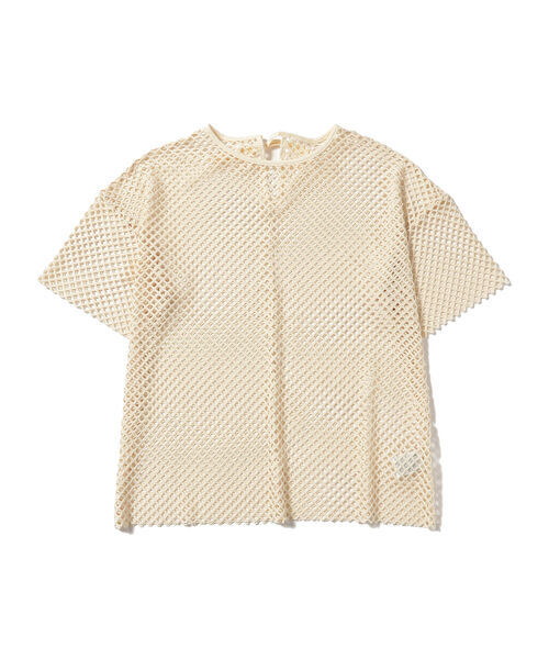 Ray BEAMS（レイビームス）の「Ray BEAMS / メッシュ ビッグ Tシャツ（Tシャツ/カットソー・レディース・ブラック/ホワイト系その他6/ブラウン系その他5・ONE SIZE）」の8枚目の写真