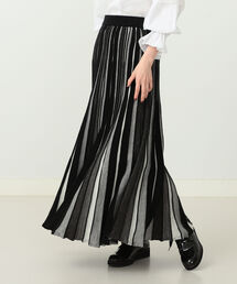 CAROLINA GLASER | CAROLINA GLASER / マルチストライプ ニットスカート(スカート)