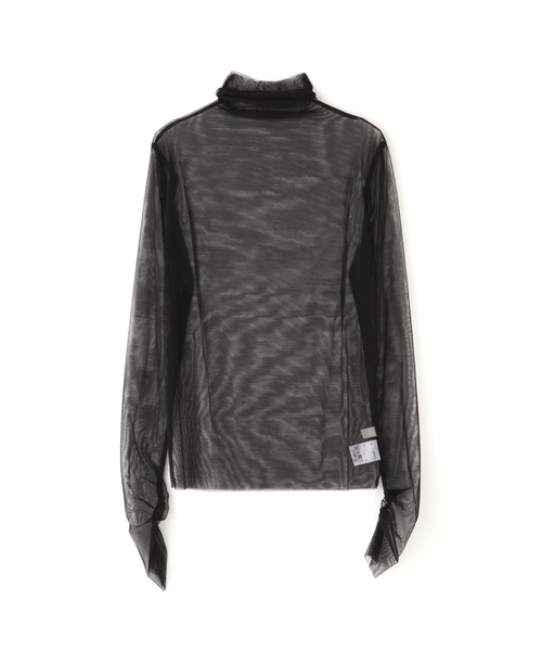 FREE'S MART(フリーズマート)の「◇シースルーハイネックカットソー(Tシャツ/カットソー・レディース・ホワイト/ブラック・FREE)」の11枚目の写真